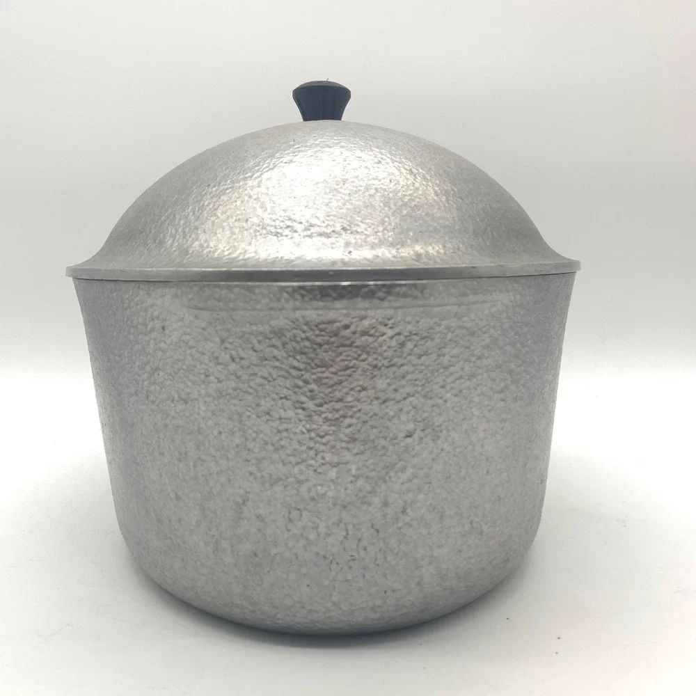 Club Aluminum Dutch Oven 15 Inch Silver Hammered Cast Aluminum Oval Roaster Lid
